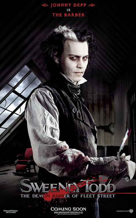 the movie poster: Sweeney Todd (2007) ver6