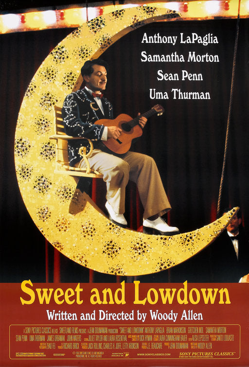 1000 piece jigsaw puzzle for the movie poster: Sweet and Lowdown (1999)