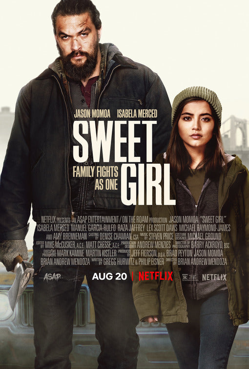 1000 piece jigsaw puzzle for the movie poster: Sweet Girl (2021)