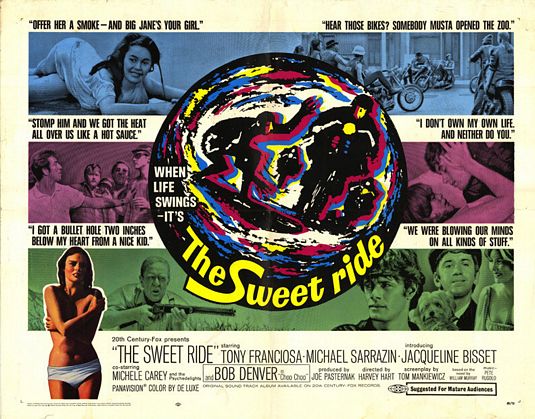 the movie poster: The Sweet Ride (1968)