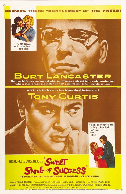 the movie poster: Sweet Smell of Success (1957) ver2