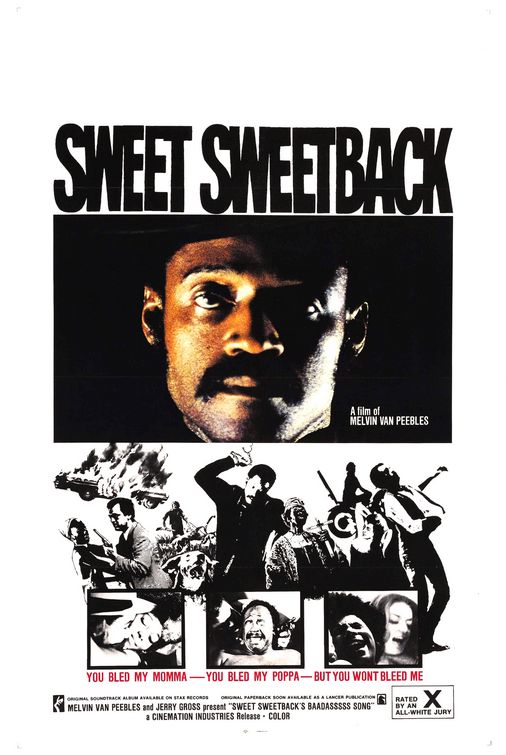 the movie poster: Sweet Sweetback's Baadasssss Song (1971)