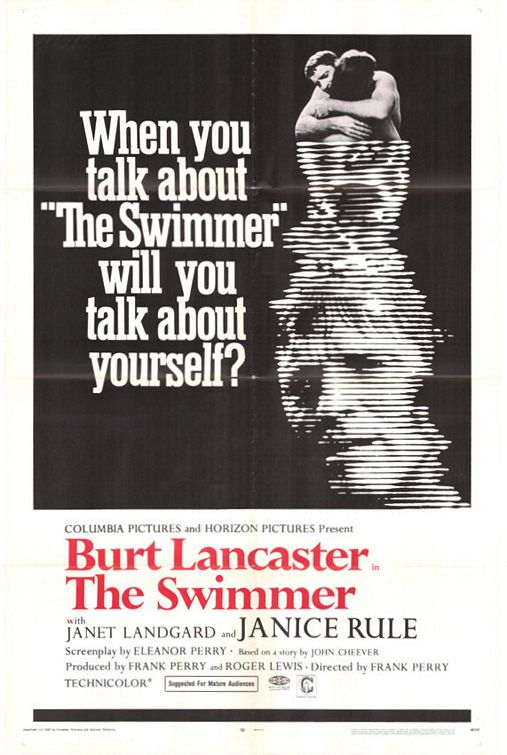 the movie poster: The Swimmer (1968)