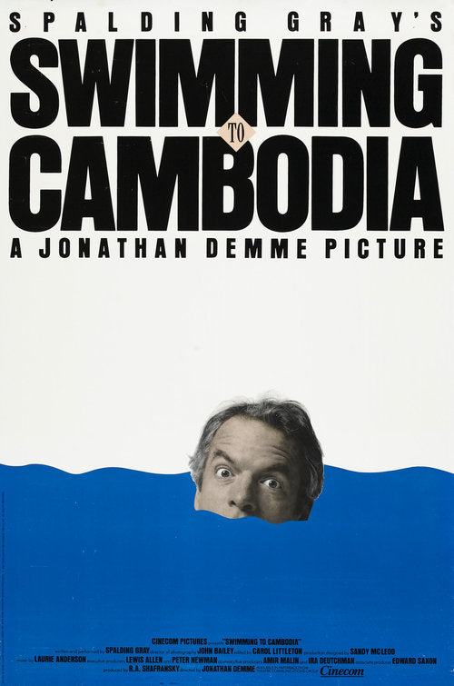the movie poster: Swimming to Cambodia (1987)