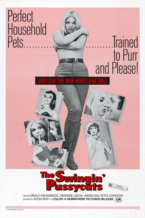 the movie poster: The Swingin' Pussycats (1973)