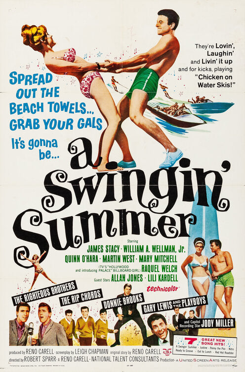 1000 piece jigsaw puzzle for the movie poster: A Swingin' Summer (1965)