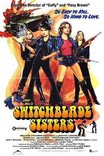 the movie poster: Switchblade Sisters (1975)