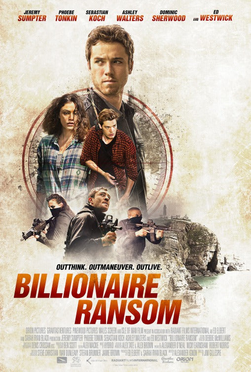 1000 piece jigsaw puzzle for the movie poster: Billionaire Ransom (2016)
