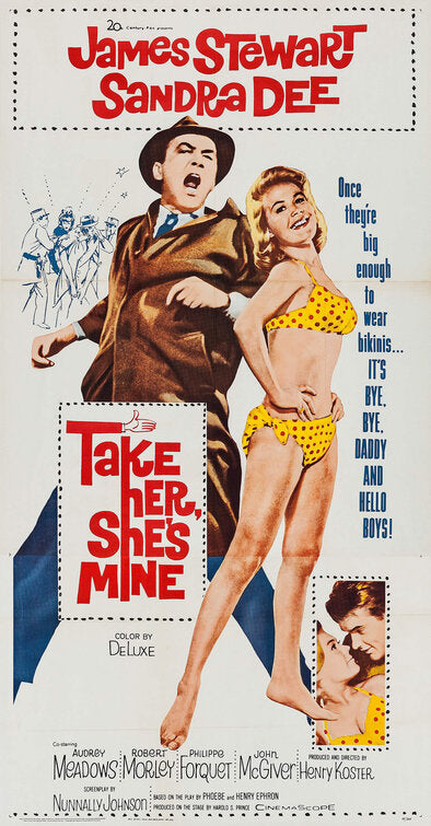1000 piece jigsaw puzzle for the movie poster: Take Her, She's Mine (1963) ver2