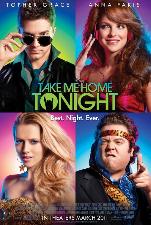 1000 piece jigsaw puzzle for the movie poster: Take Me Home Tonight (2011)