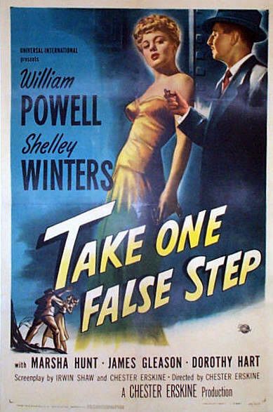 the movie poster: Take One False Step (1949)
