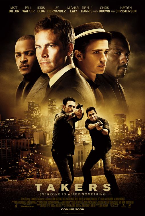 1000 piece jigsaw puzzle for the movie poster: Takers (2010) ver2