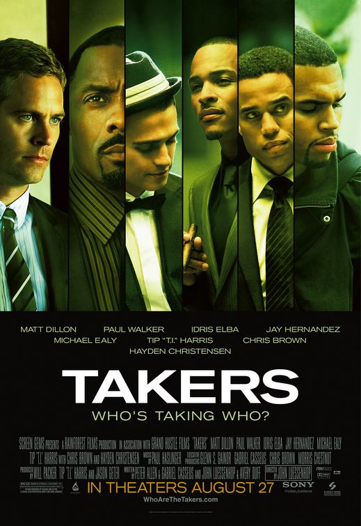 1000 piece jigsaw puzzle for the movie poster: Takers (2010) ver3