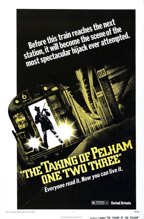 the movie poster: The Taking of Pelham One Two Three (1974) ver2