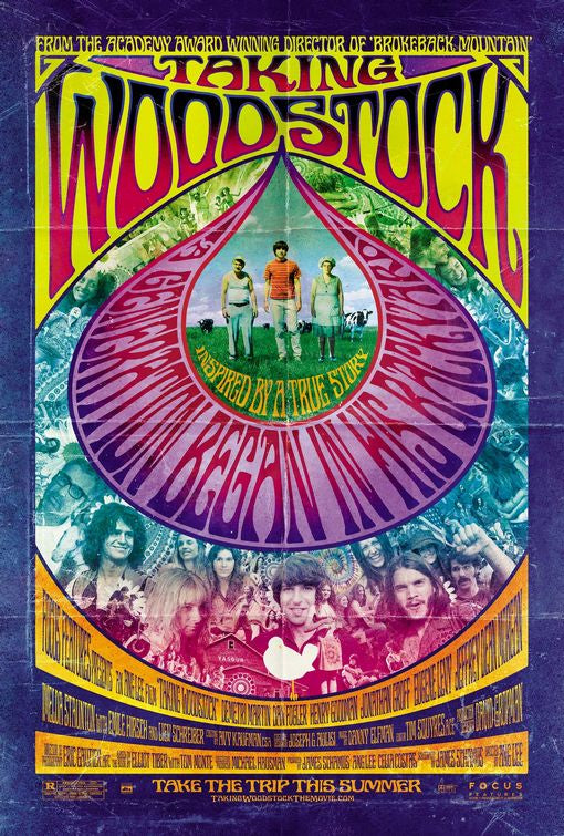 1000 piece jigsaw puzzle for the movie poster: Taking Woodstock (2009)