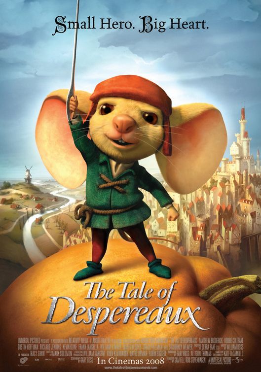the movie poster: The Tale of Despereaux (2008) ver2
