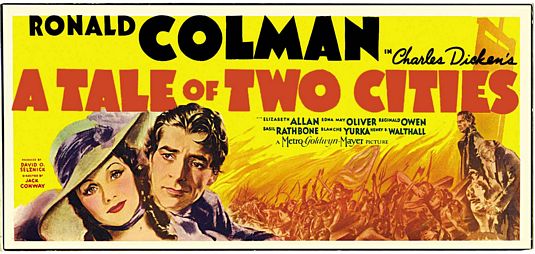 the movie poster: A Tale of Two Cities (1935)