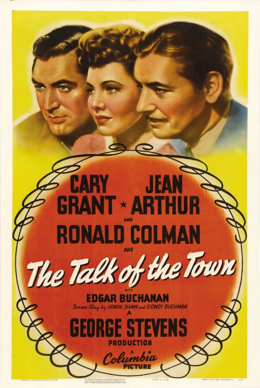 1000 piece jigsaw puzzle for the movie poster: The Talk of the Town (1942)