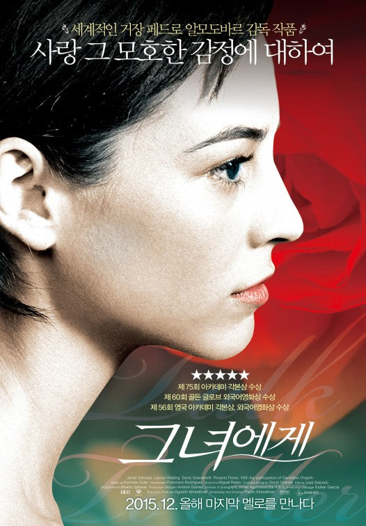 1000 piece jigsaw puzzle for the movie poster: Talk to Her (2002) ver2