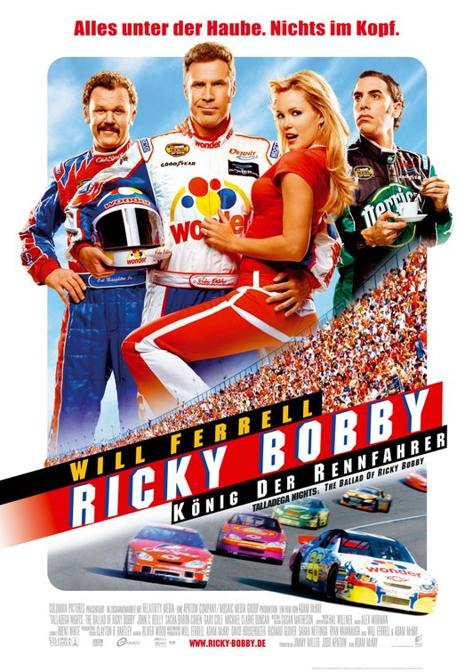 the movie poster: Talladega Nights: The Ballad of Ricky Bobby (2006) ver3