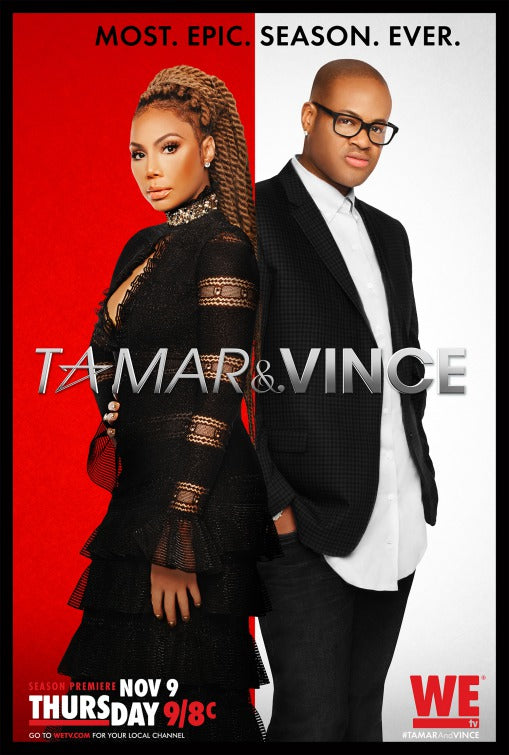 1000 piece jigsaw puzzle for tv poster: Tamar & Vince