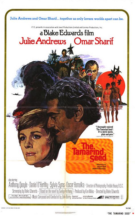 the movie poster: The Tamarind Seed (1974)