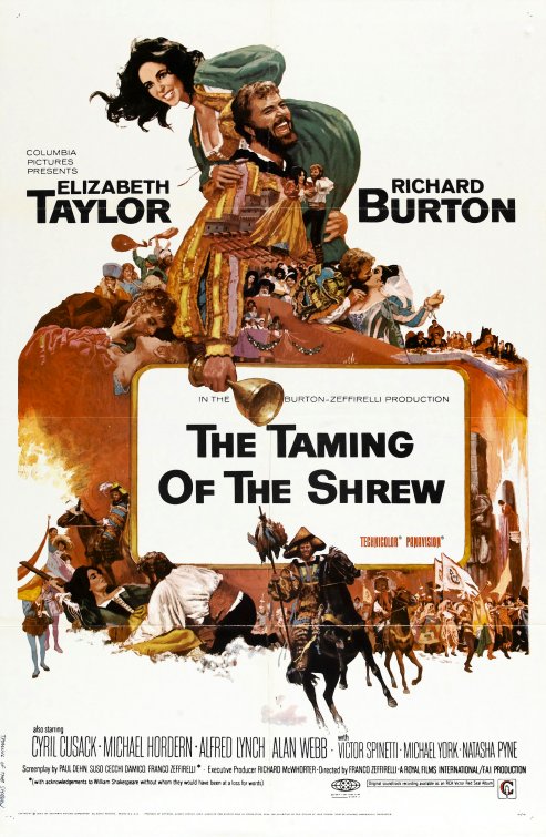 1000 piece jigsaw puzzle for the movie poster: The Taming of the Shrew (1967) ver2