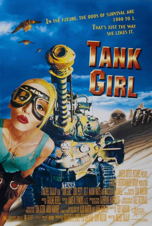 the movie poster: Tank Girl (1995) ver2