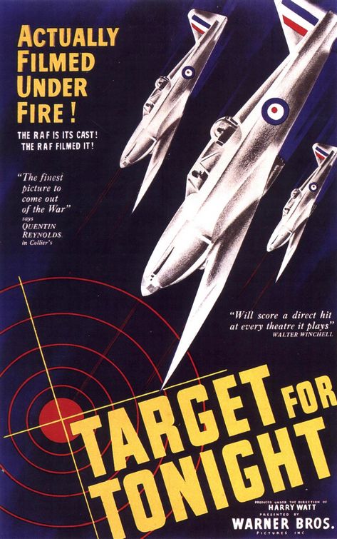 the movie poster: Target for Tonight (1941)