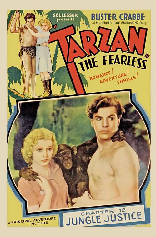 the movie poster: Tarzan the Fearless (1933)