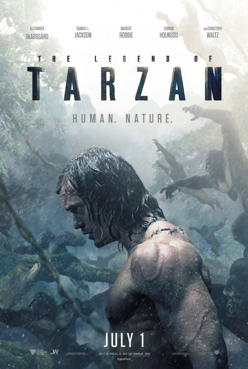 1000 piece jigsaw puzzle for the movie poster: The Legend of Tarzan (2016) ver2
