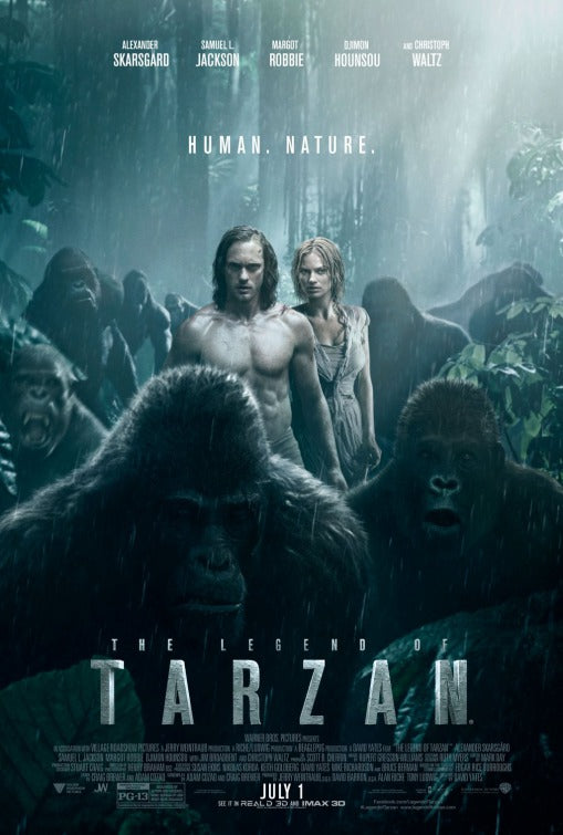 1000 piece jigsaw puzzle for the movie poster: The Legend of Tarzan (2016) ver3