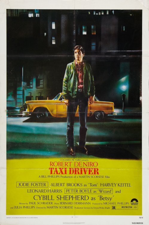 1000 piece jigsaw puzzle for the movie poster: Taxi Driver (1976) ver1