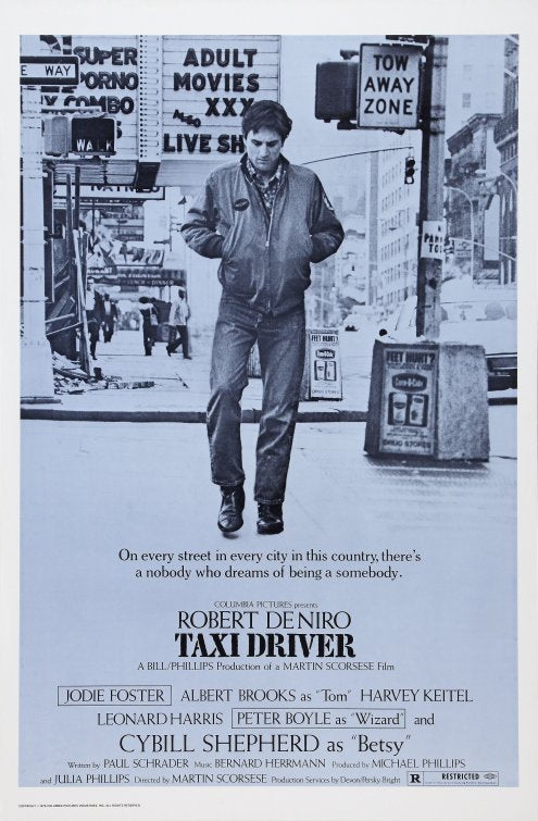 1000 piece jigsaw puzzle for the movie poster: Taxi Driver (1976) ver2