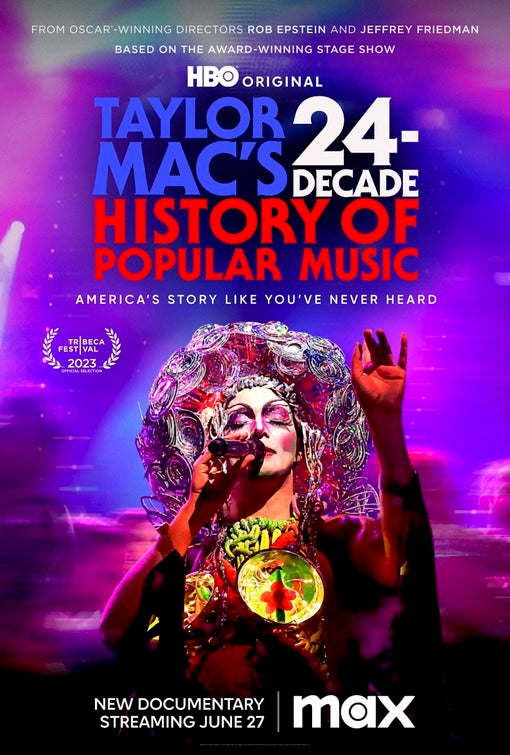 1000 piece jigsaw puzzle for the movie poster: Taylor Mac's 24-Decade History of Popular Music (2023)