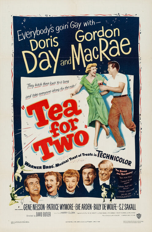 1000 piece jigsaw puzzle for the movie poster: Tea for Two (1950)