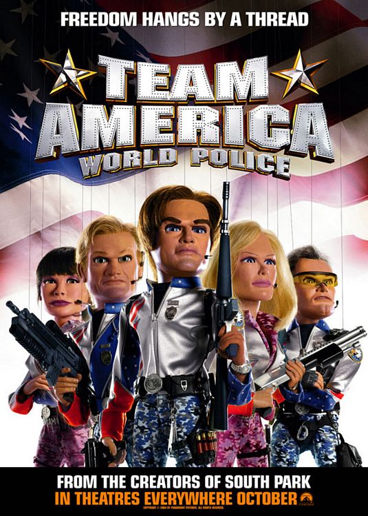 the movie poster: Team America: World Police (2004) ver2