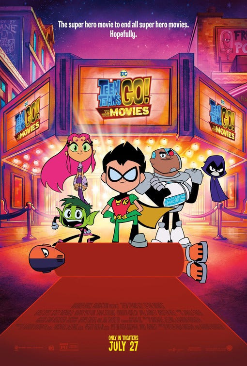 1000 piece jigsaw puzzle for the movie poster: Teen Titans Go! To the Movies (2018) ver8