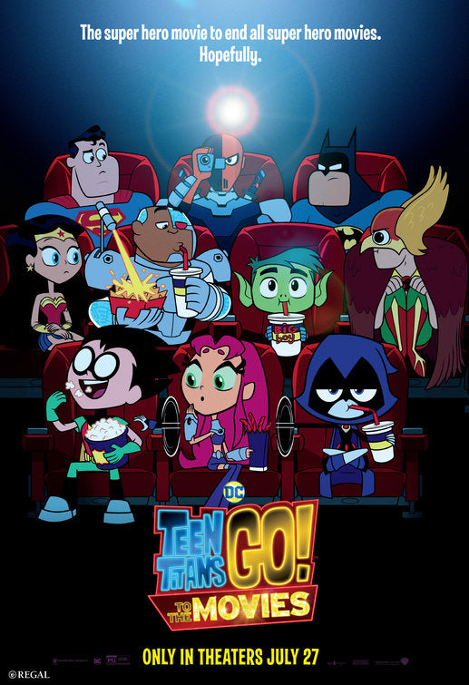 1000 piece jigsaw puzzle for the movie poster: Teen Titans Go! To the Movies (2018) ver9
