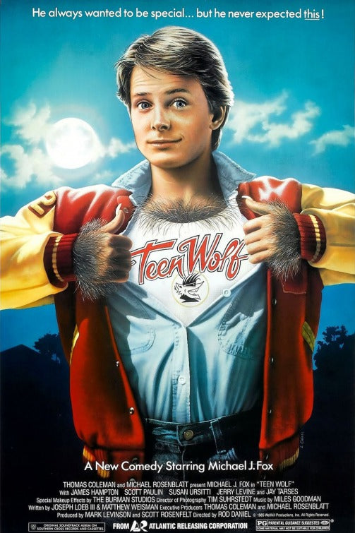 the movie poster: Teen Wolf (1985)