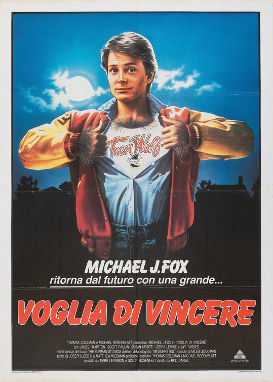 1000 piece jigsaw puzzle for the movie poster: Teen Wolf (1985) ver2