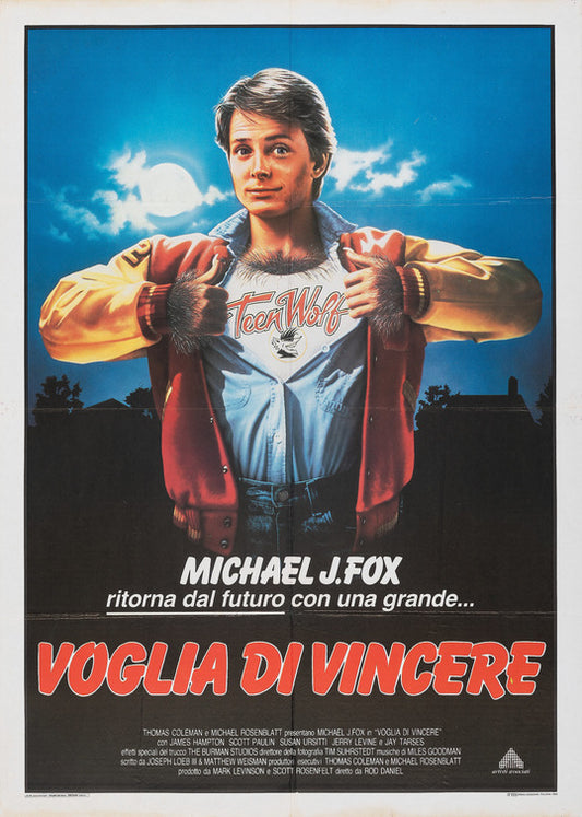 1000 piece jigsaw puzzle for the movie poster: Teen Wolf (1985) ver2