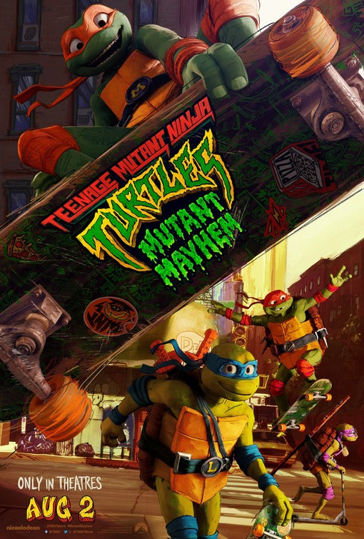 1000 piece jigsaw puzzle for the movie poster: Teenage Mutant Ninja Turtles: Mutant Mayhem (2023) ver17