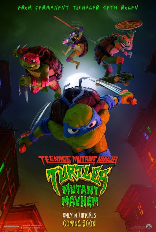 1000 piece jigsaw puzzle for the movie poster: Teenage Mutant Ninja Turtles: Mutant Mayhem (2023) ver18