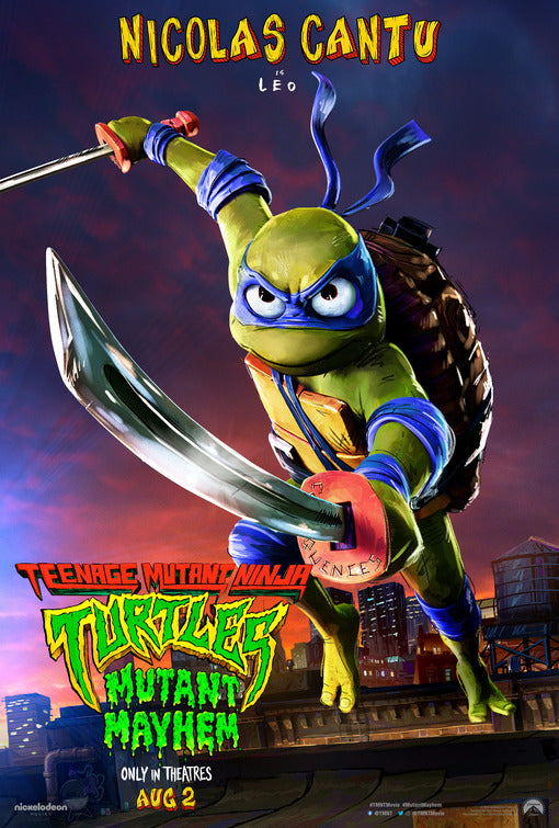 1000 piece jigsaw puzzle for the movie poster: Teenage Mutant Ninja Turtles: Mutant Mayhem (2023) ver19