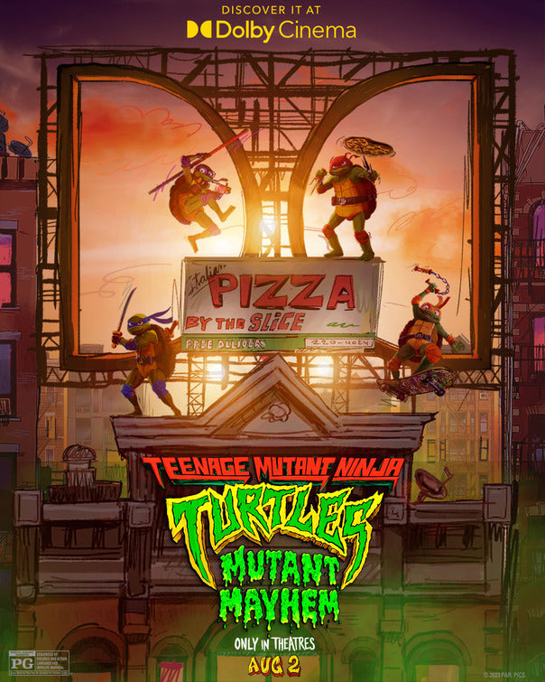 1000 piece jigsaw puzzle for the movie poster: Teenage Mutant Ninja Turtles: Mutant Mayhem (2023) ver37