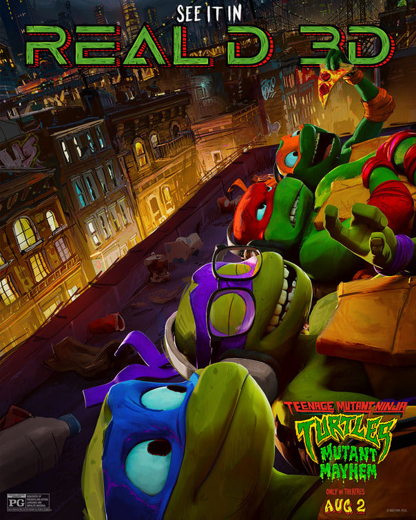 1000 piece jigsaw puzzle for the movie poster: Teenage Mutant Ninja Turtles: Mutant Mayhem (2023) ver38