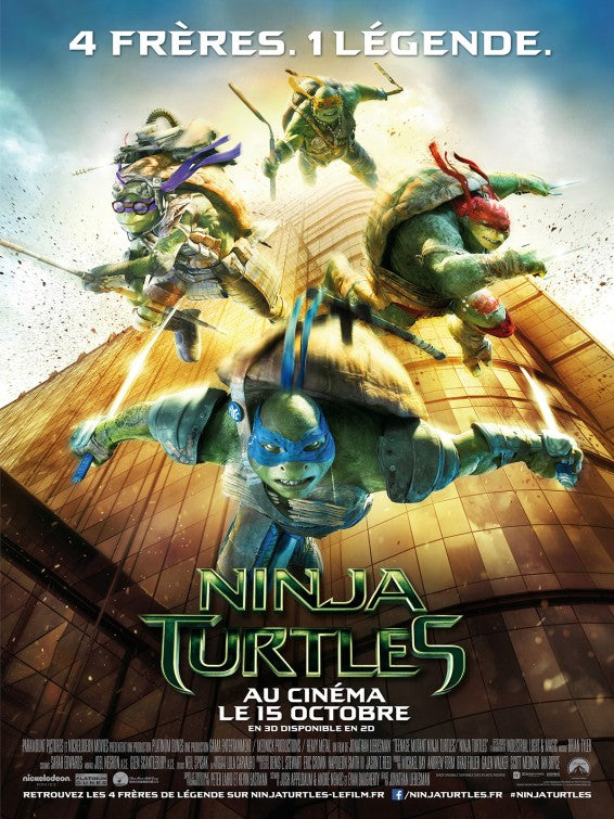 1000 piece jigsaw puzzle for the movie poster: Teenage Mutant Ninja Turtles (2014) ver22