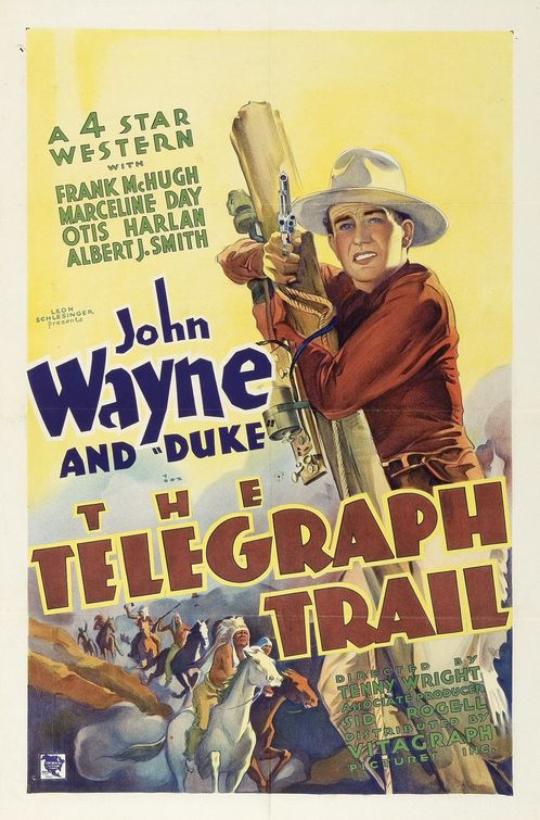 the movie poster: The Telegraph Trail (1933)