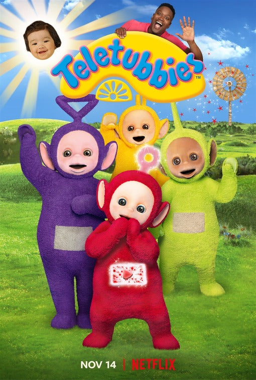 1000 piece jigsaw puzzle for tv poster: Teletubbies